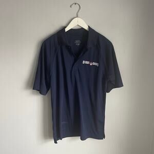 Clown Shoes Beer Polo Shirt Navy Blue Men's Extreme Performance Small Work